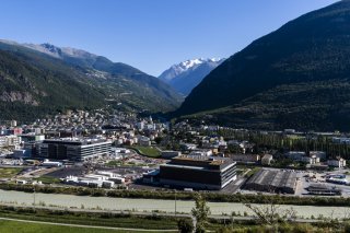 Une vue générale du site de la Lonza à Viège.